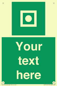 Custom sign safe condition Shipboard general alarm